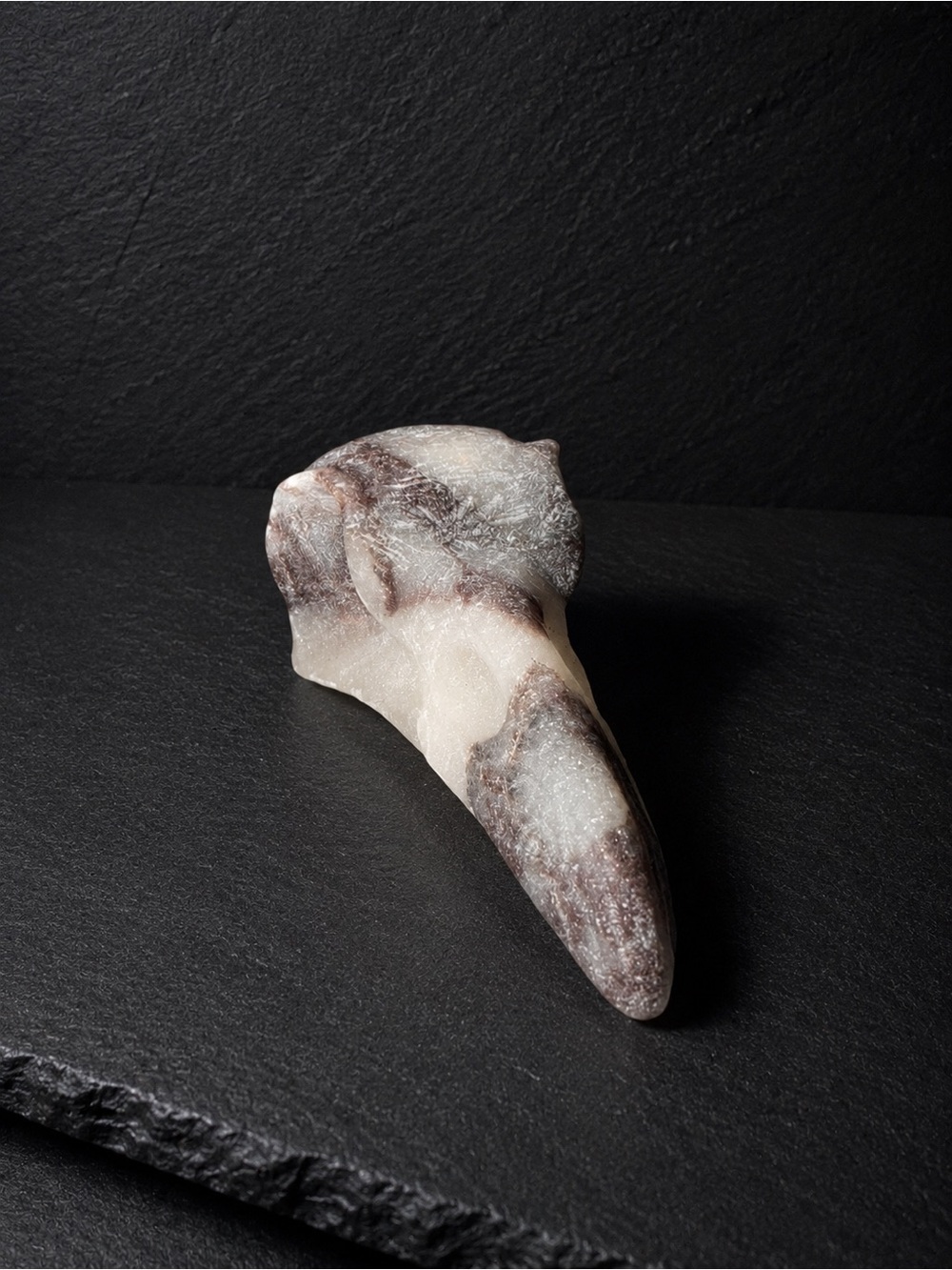 Purple Robe Jasper Raven Skull